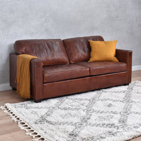 Cadogan Vintage Leather 2 Seater Sofa-Dovetailed & Doublestitched